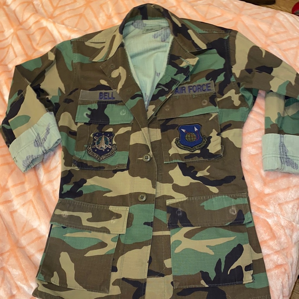 Vintage US Air Force camouflage jacket